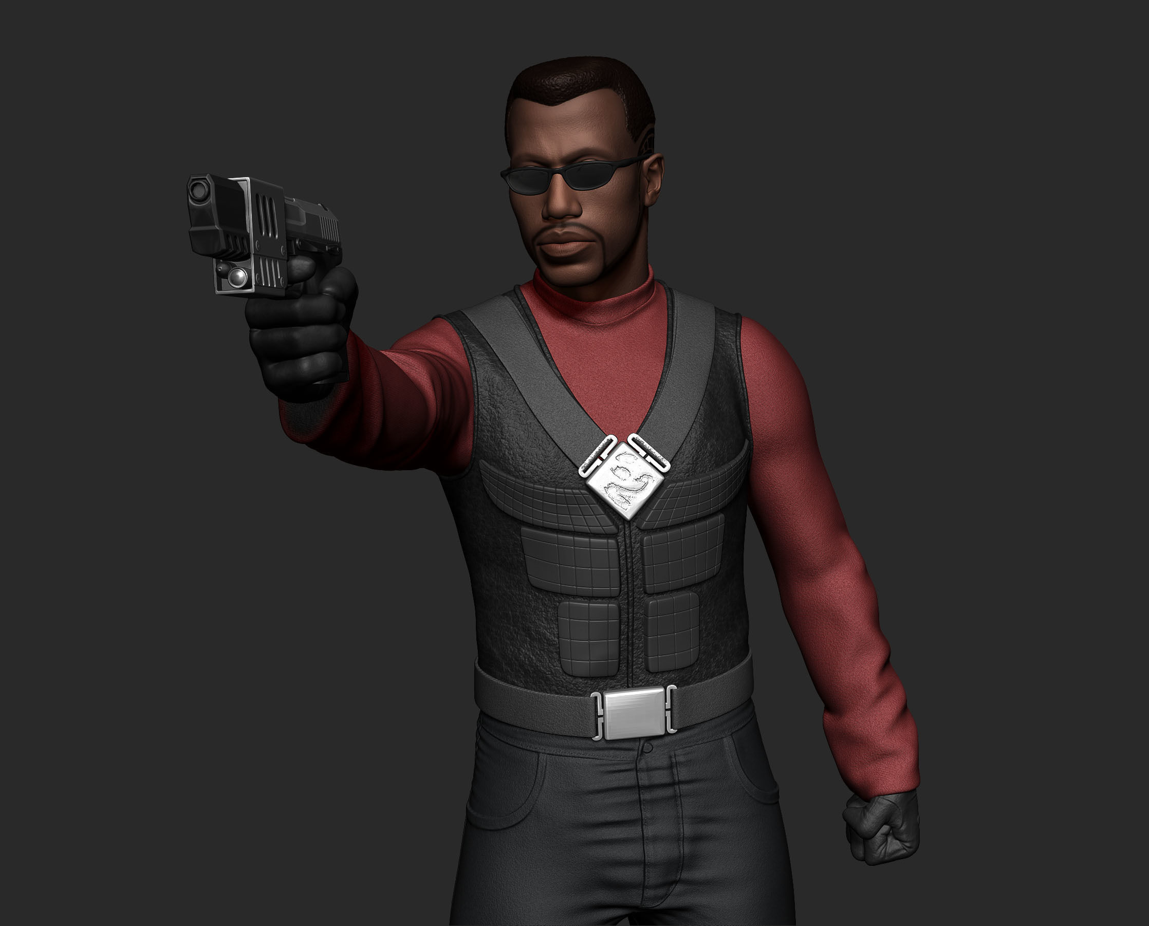 Blade Trinity 3D print model_6