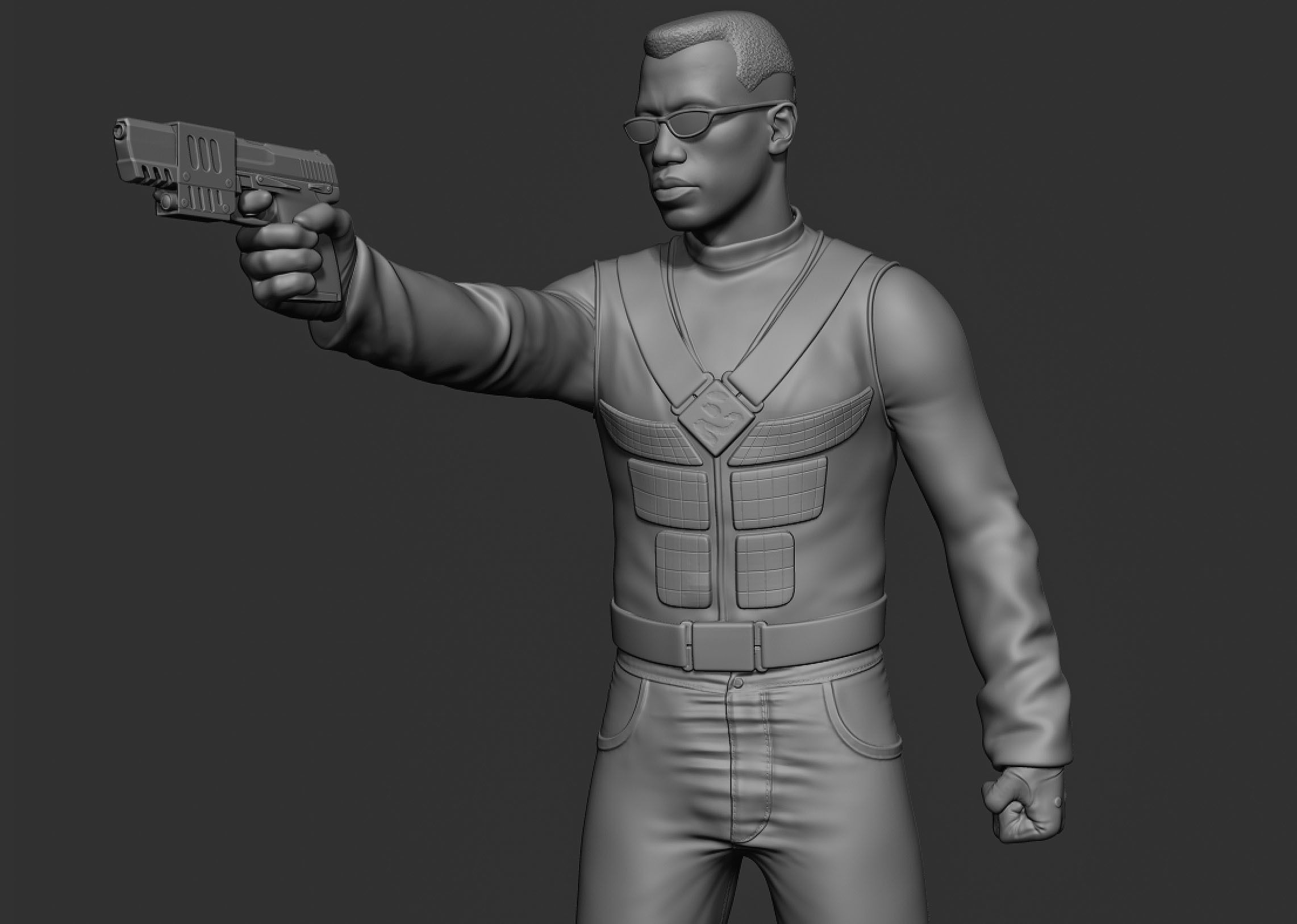Blade Trinity 3D print model_8