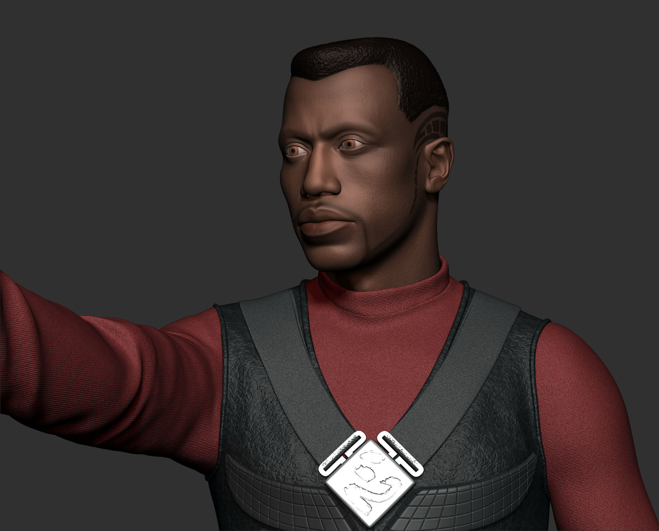 Blade Trinity 3D print model_4