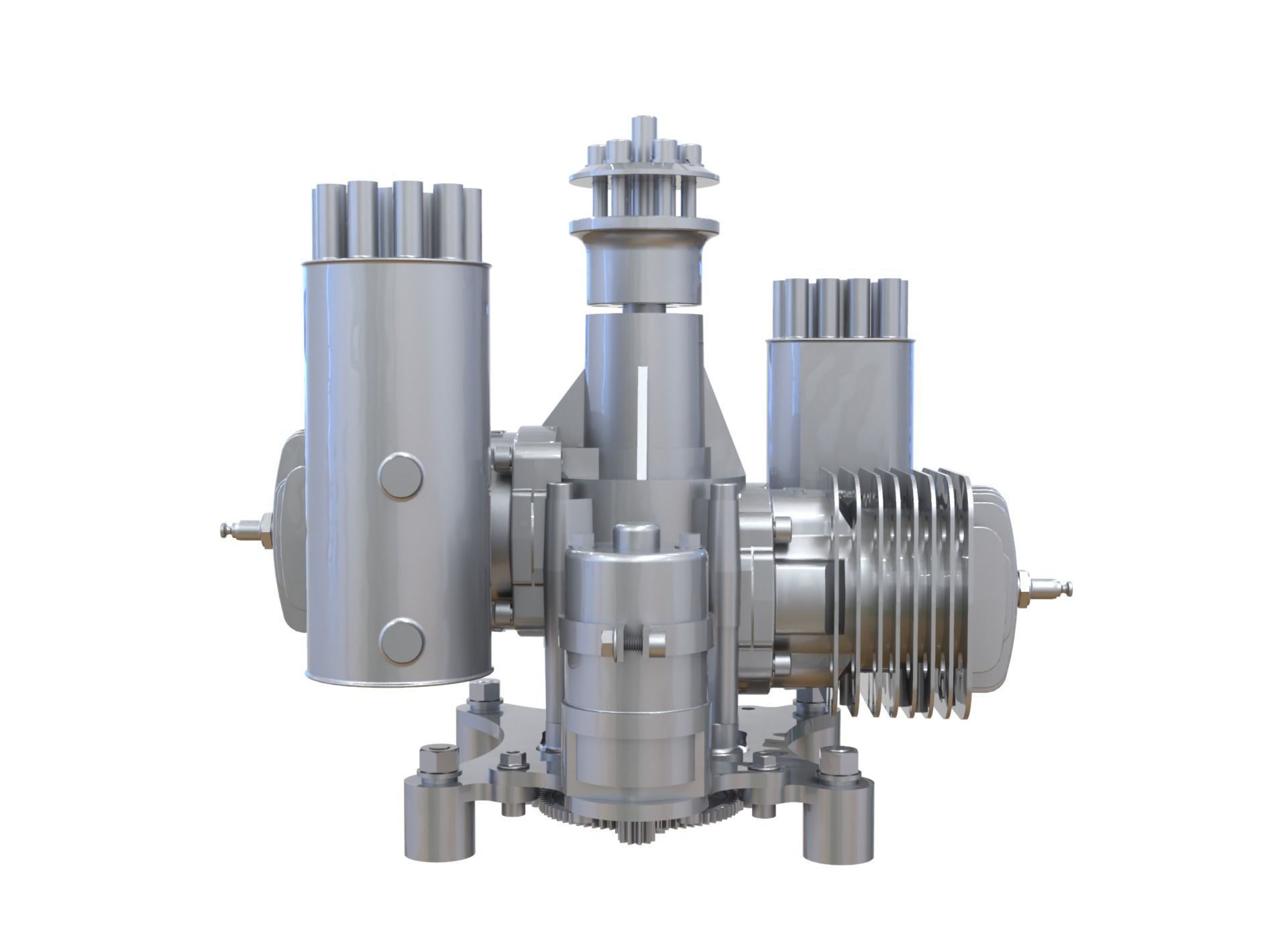 Aero Engine 3D model_4