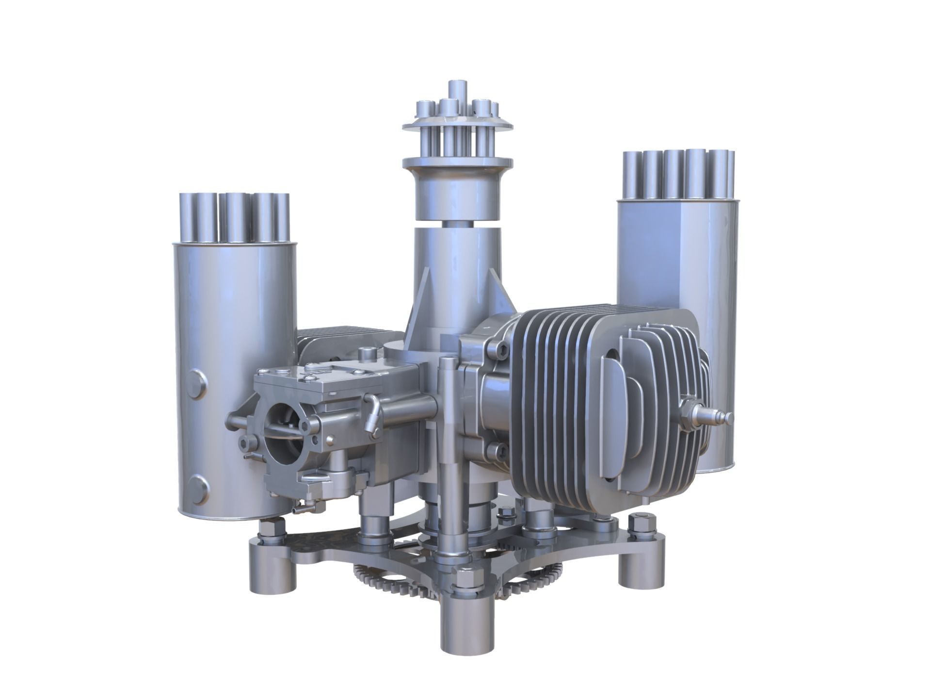 Aero Engine 3D model_1