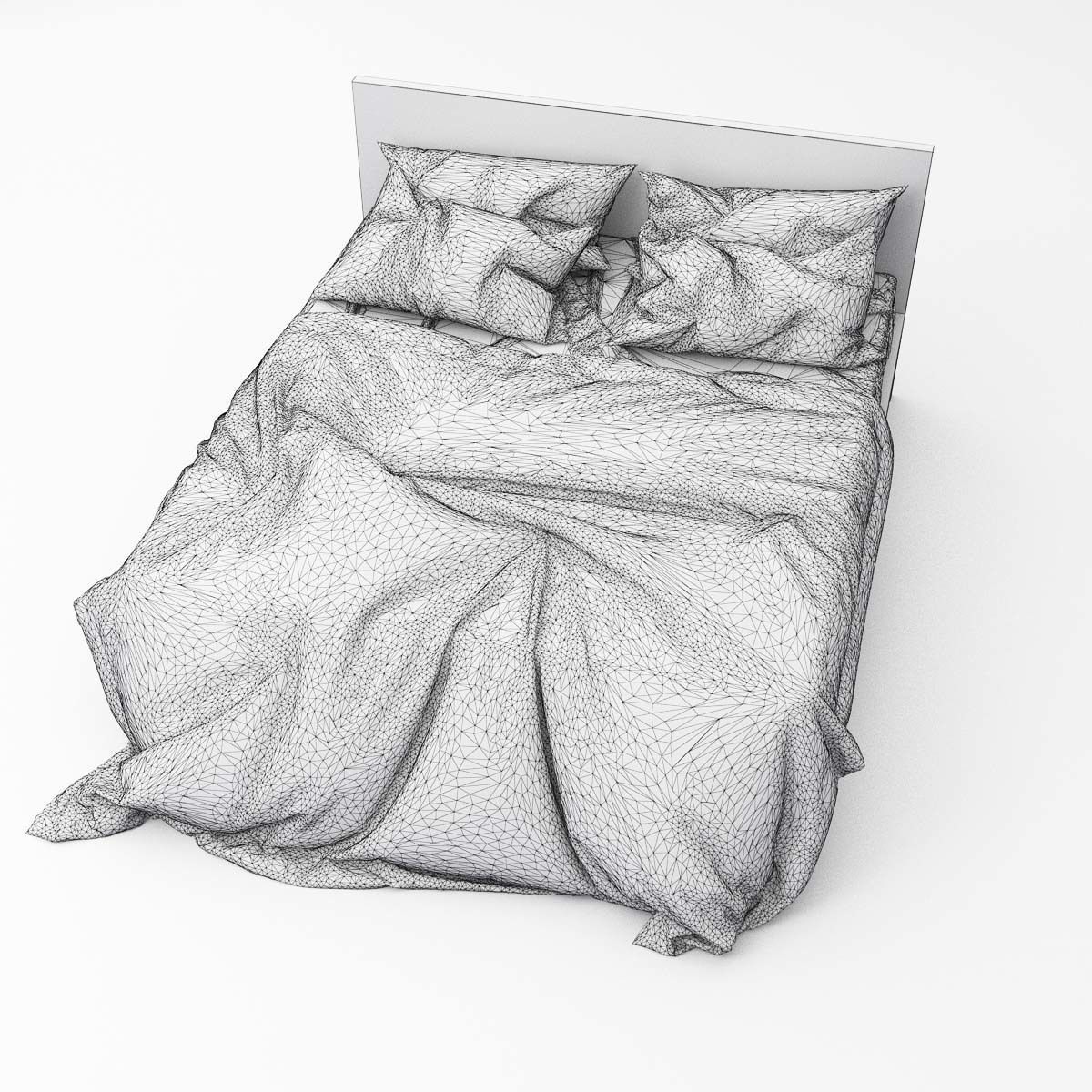 Bed collection 09 3D model_10