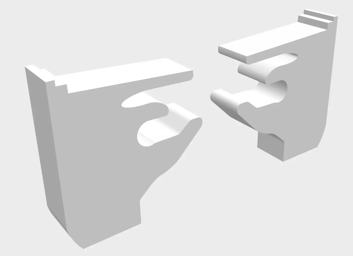 Sony TA-F 770 707 870 808 ES spare part for panel clip 3D print model_0