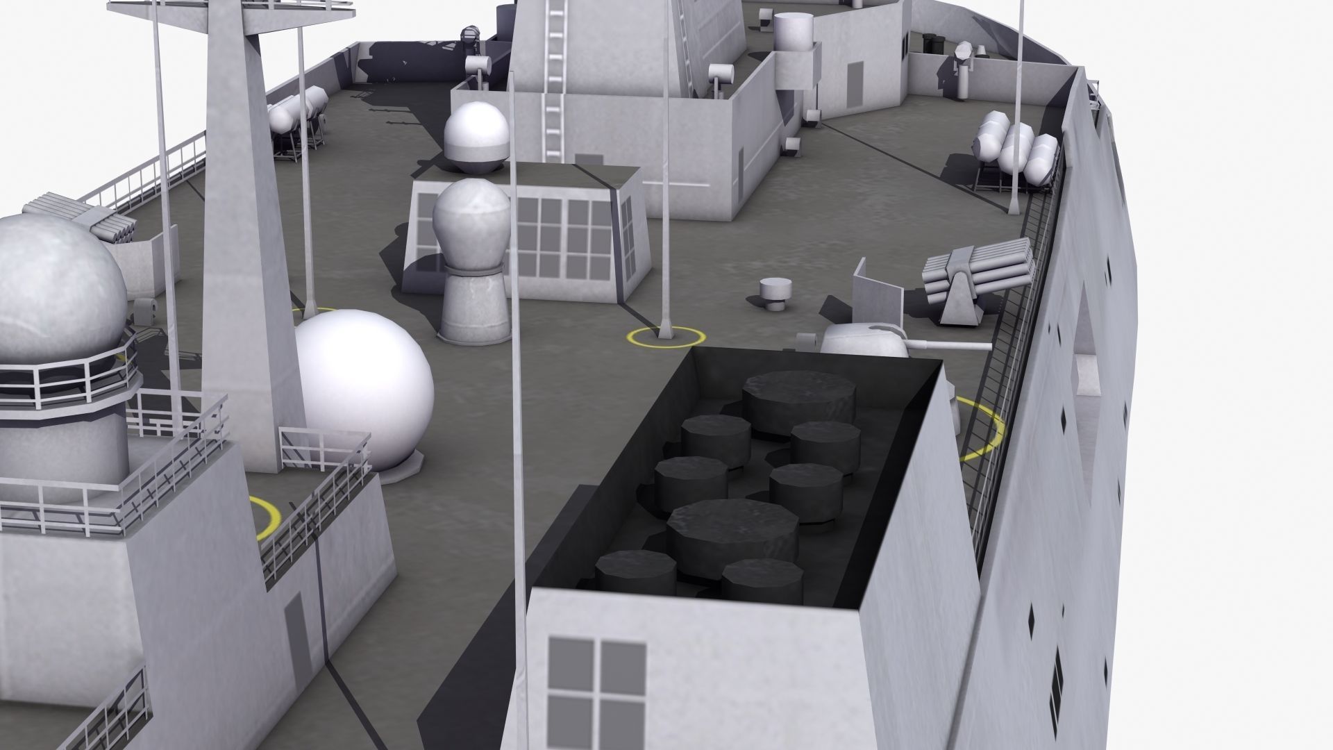 Type071 Amphibious Transport Dock 3D model_24