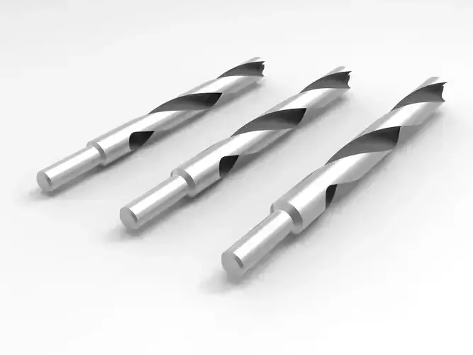 Wooden drills set fordrillig machine