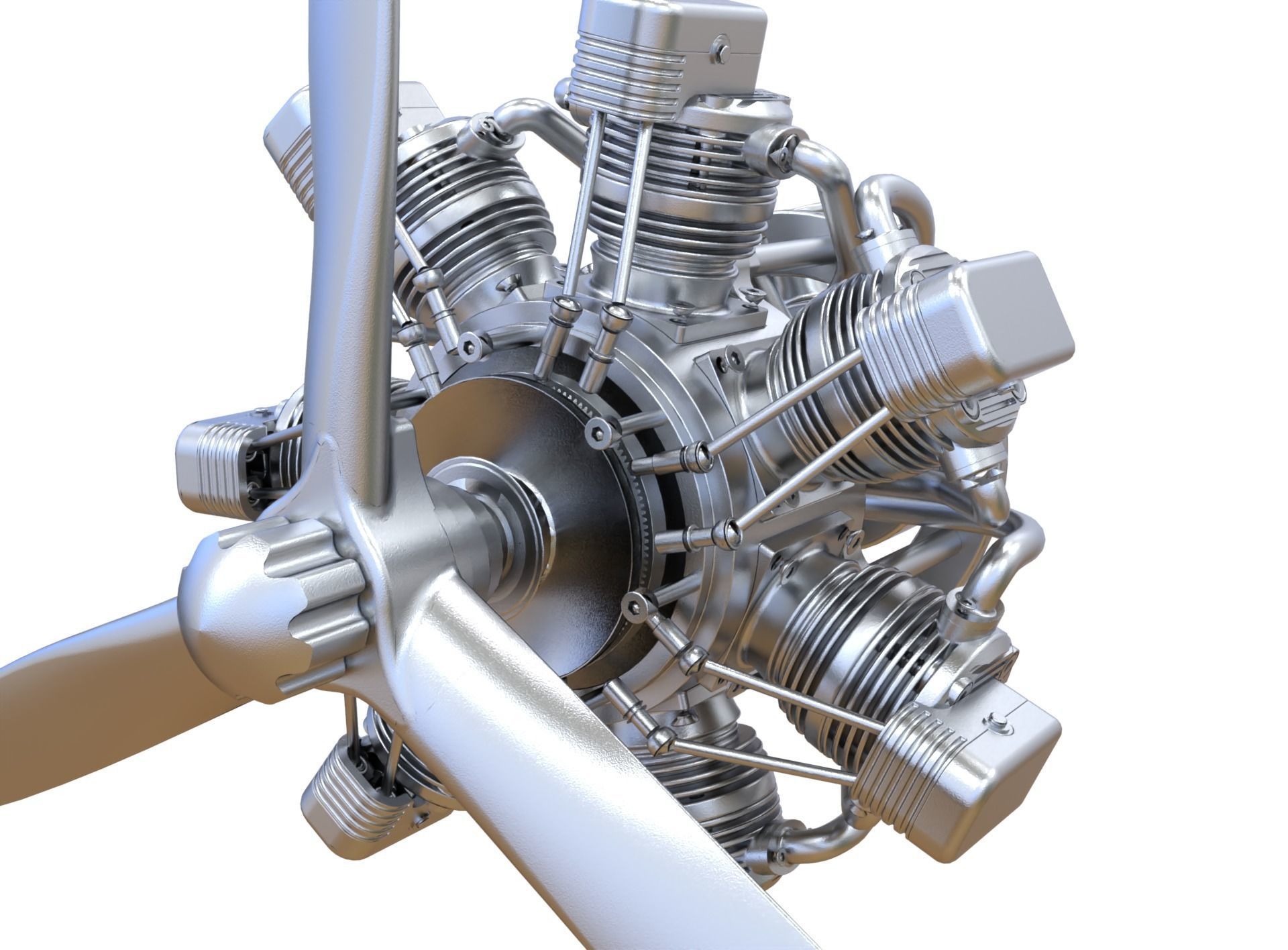 Aircraft Engine 3D model_7