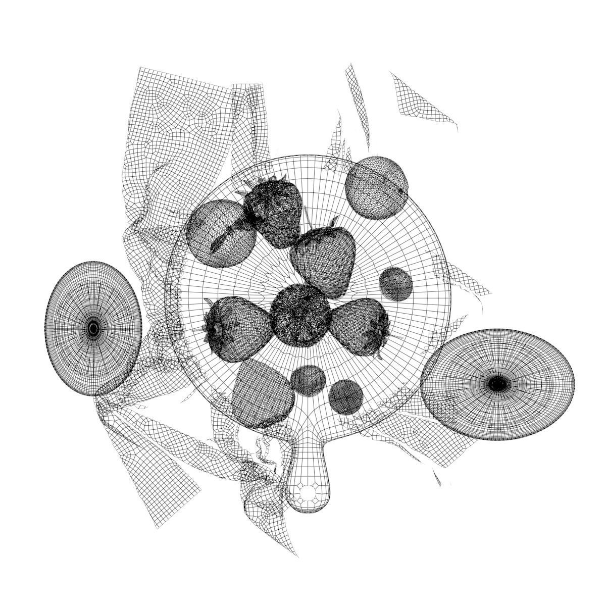 Chinese Gold Ingot 3D model_7