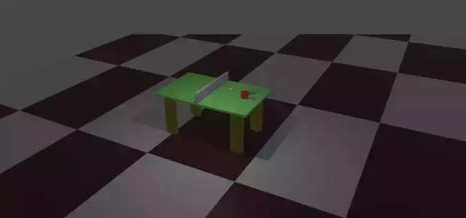 Ping-pong  or tennis table