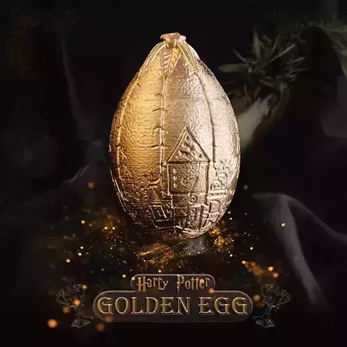 Golden Egg - Harry Potter Triwizard Tournament - Dragon Egg 3D print model