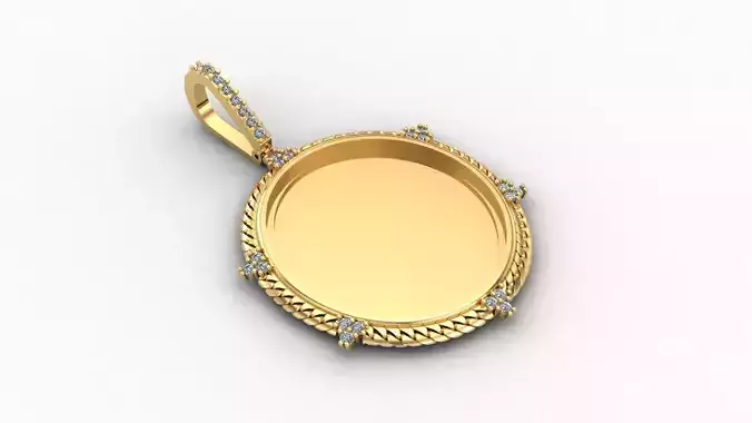 picture pendant chain STL