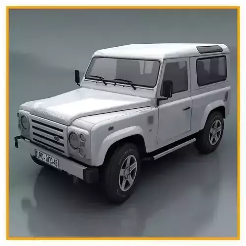 Land Rover Defender Low-poly 3D model