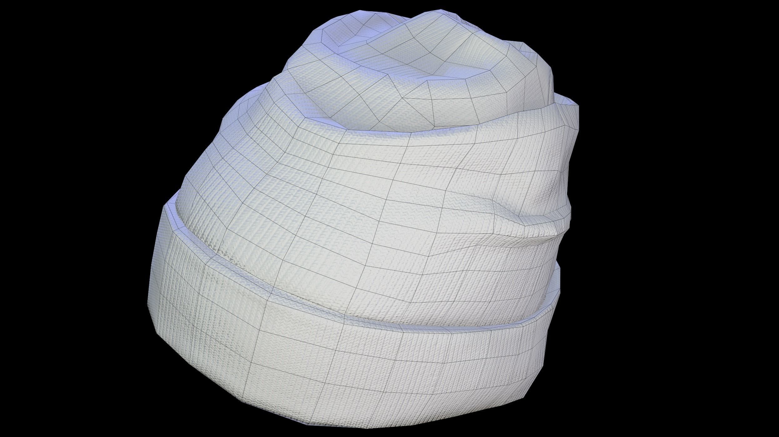 Winter Hat  Low-poly 3D model_29