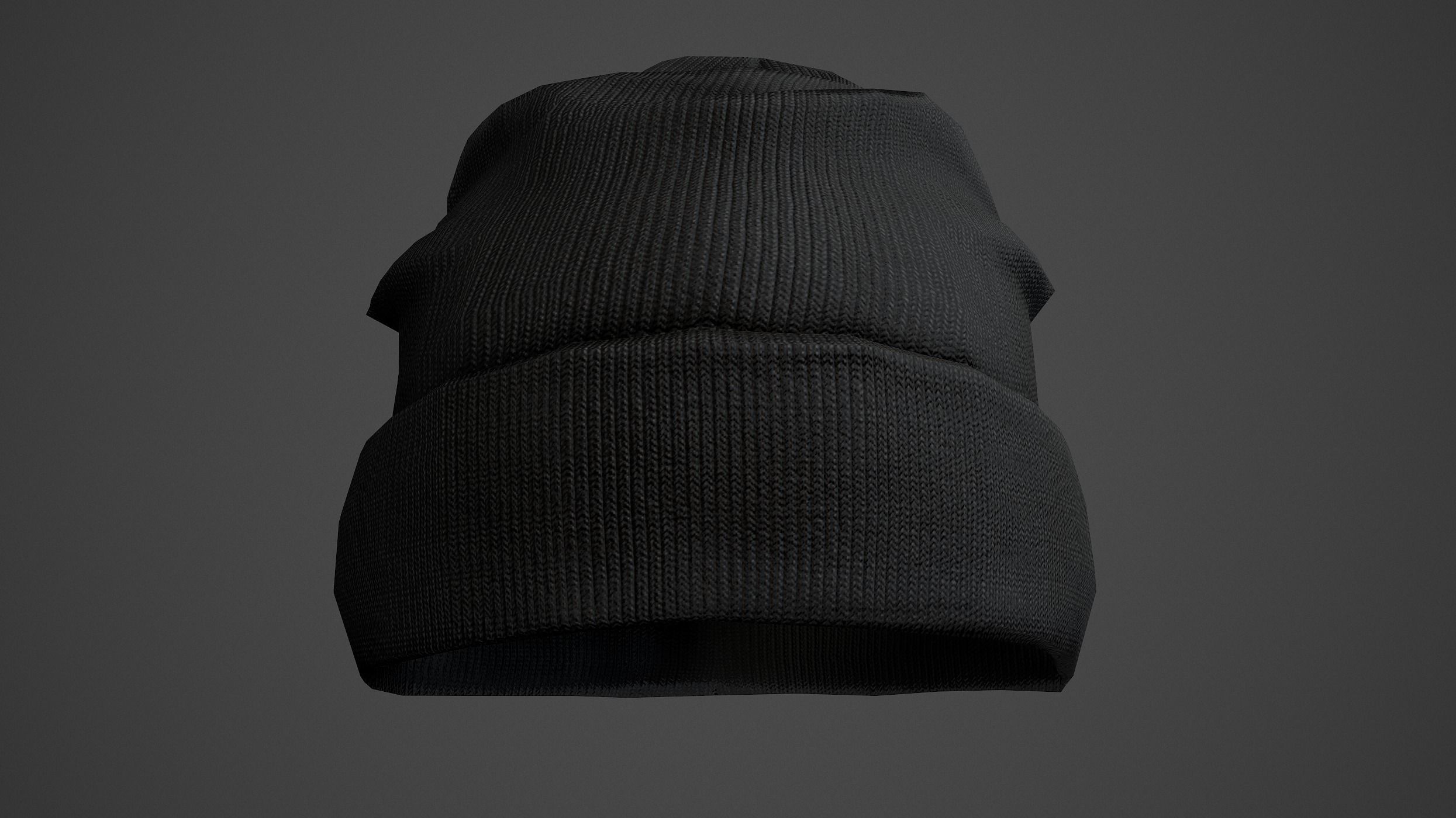 Winter Hat  Low-poly 3D model_12