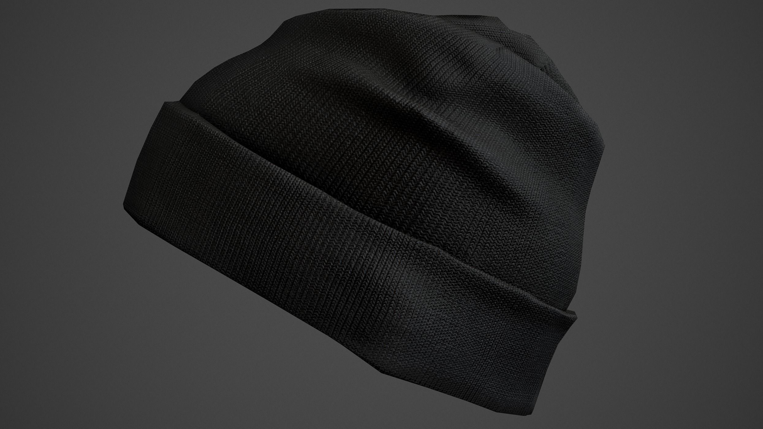 Winter Hat  Low-poly 3D model_10