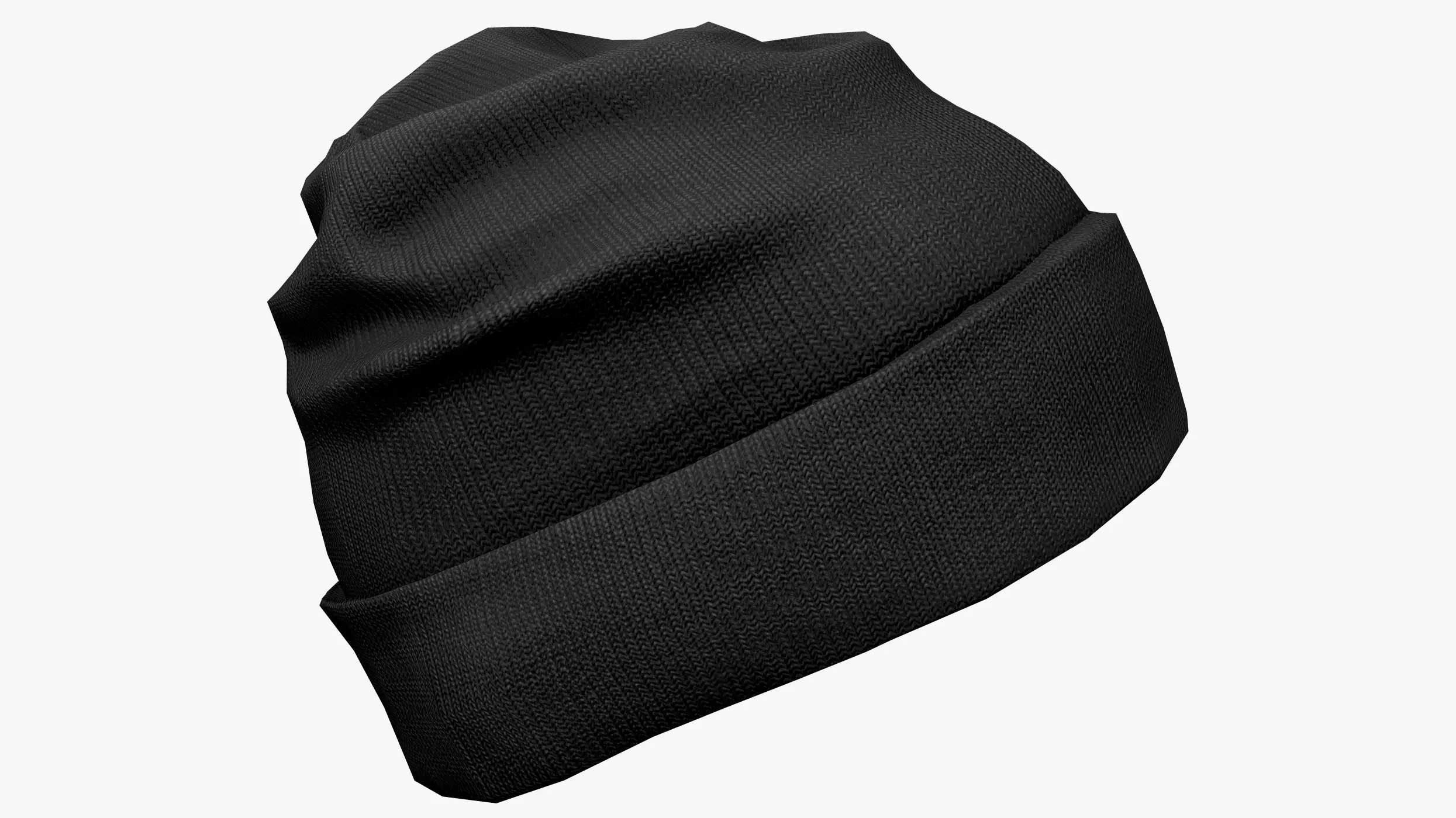 Winter Hat  Low-poly 3D model_0