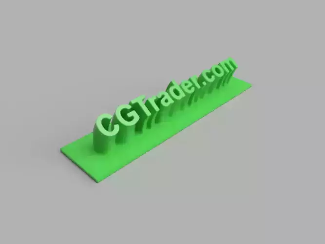 CGTrader on a desk 3D print model