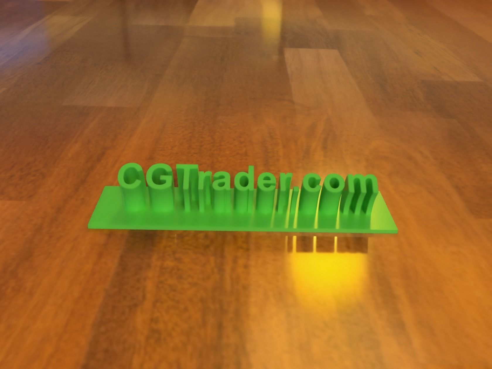 CGTrader on a desk 3D print model_2