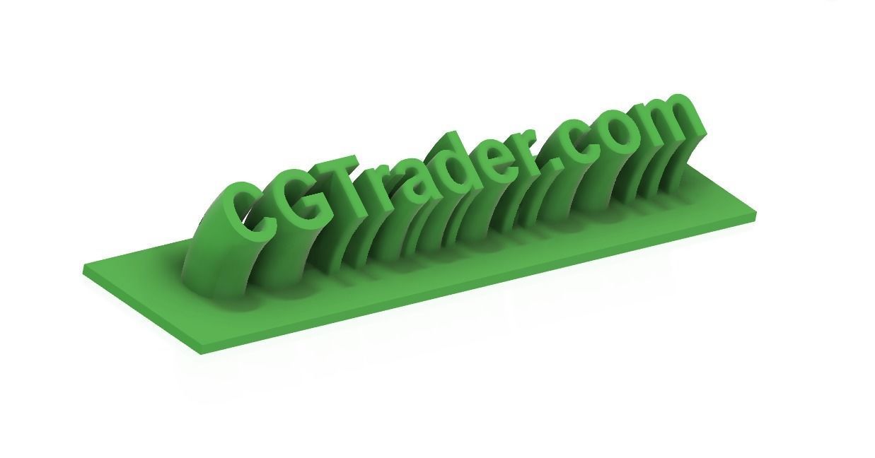 CGTrader on a desk 3D print model_3
