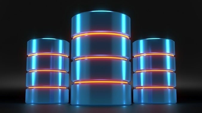 3D Database or Data Storage 3D model