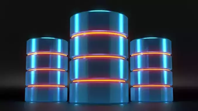 3D Database or Data Storage 3D model