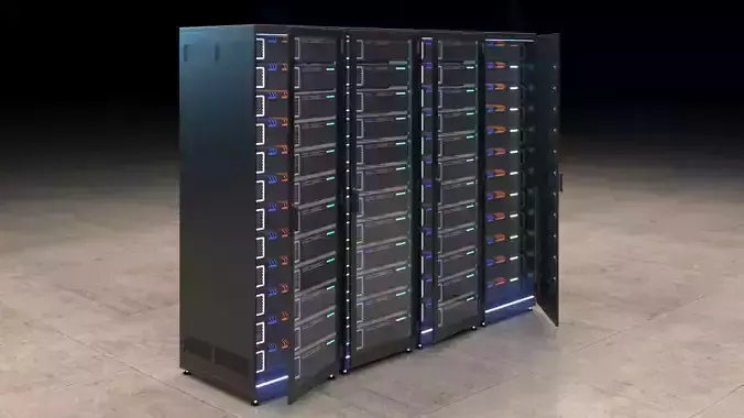 Server Racks 3D model