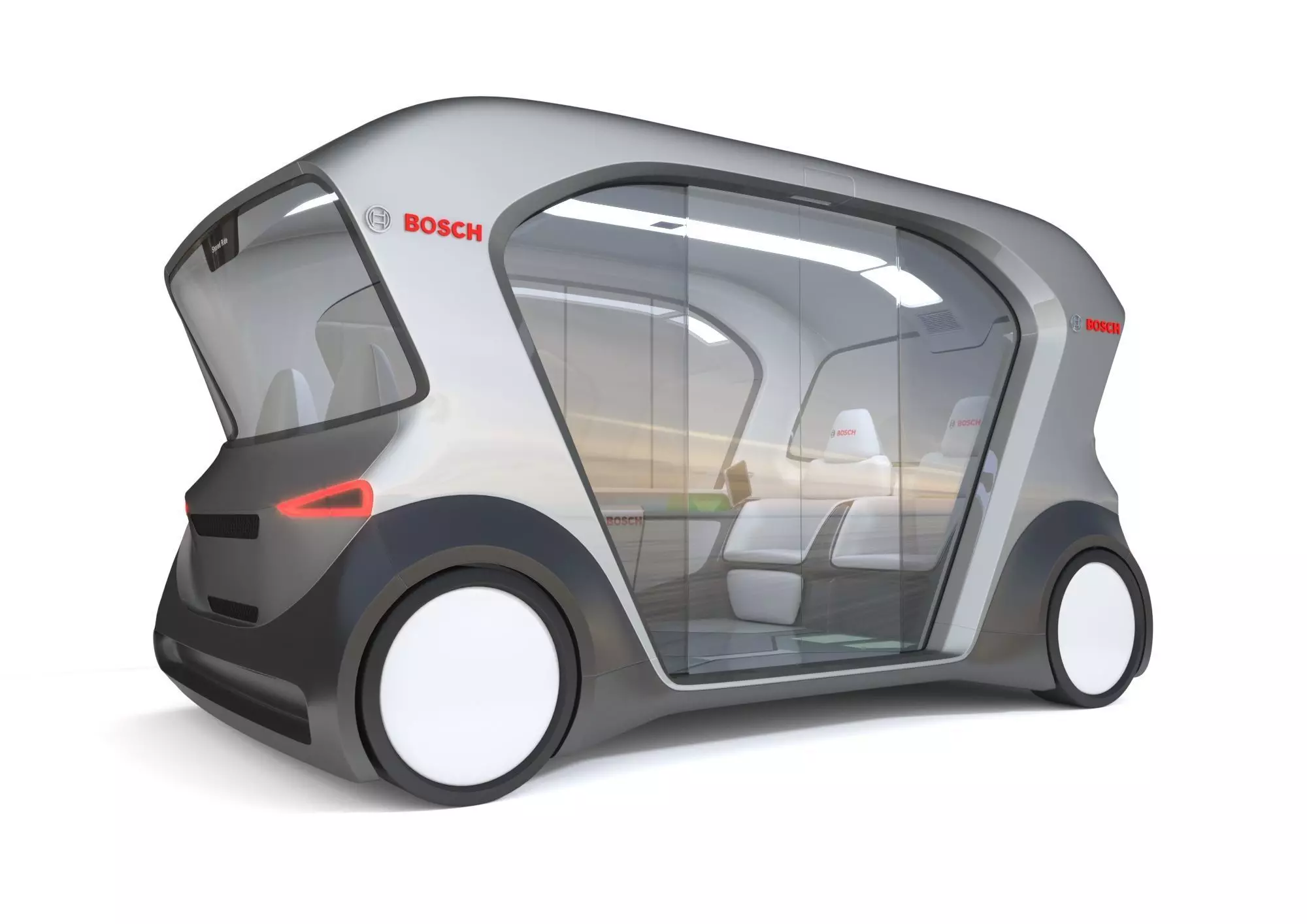 Electric Bosch IoT Shuttle with Interior 3D model_0