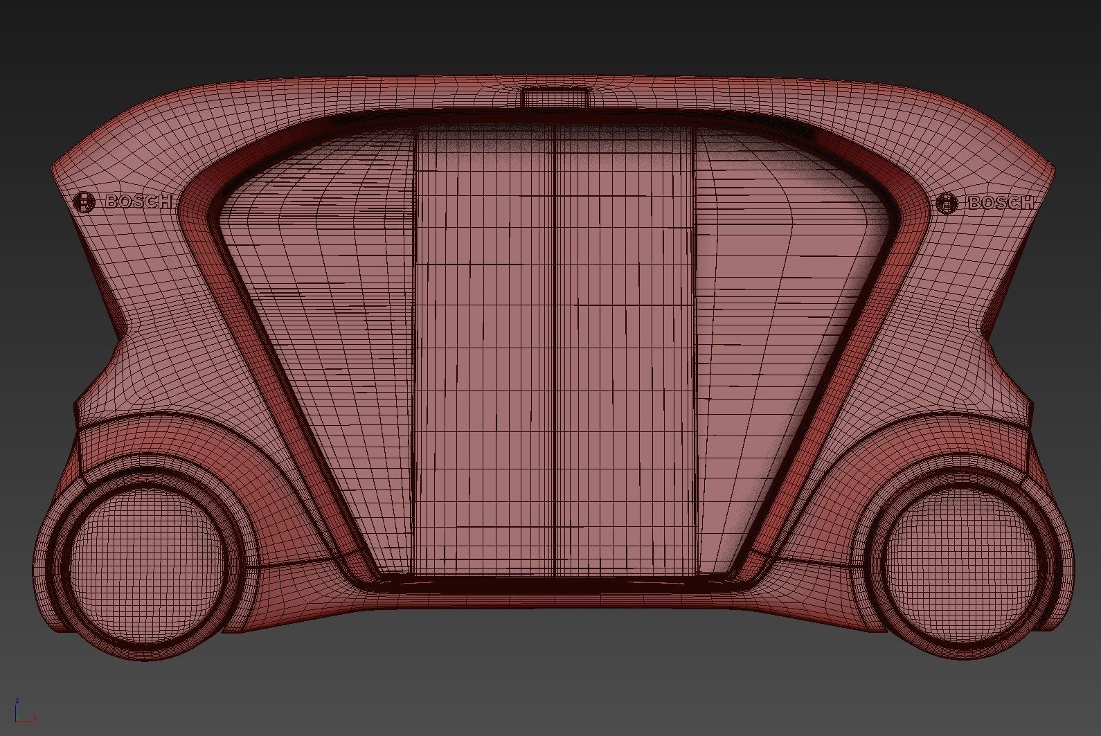 Electric Bosch IoT Shuttle with Interior 3D model_17
