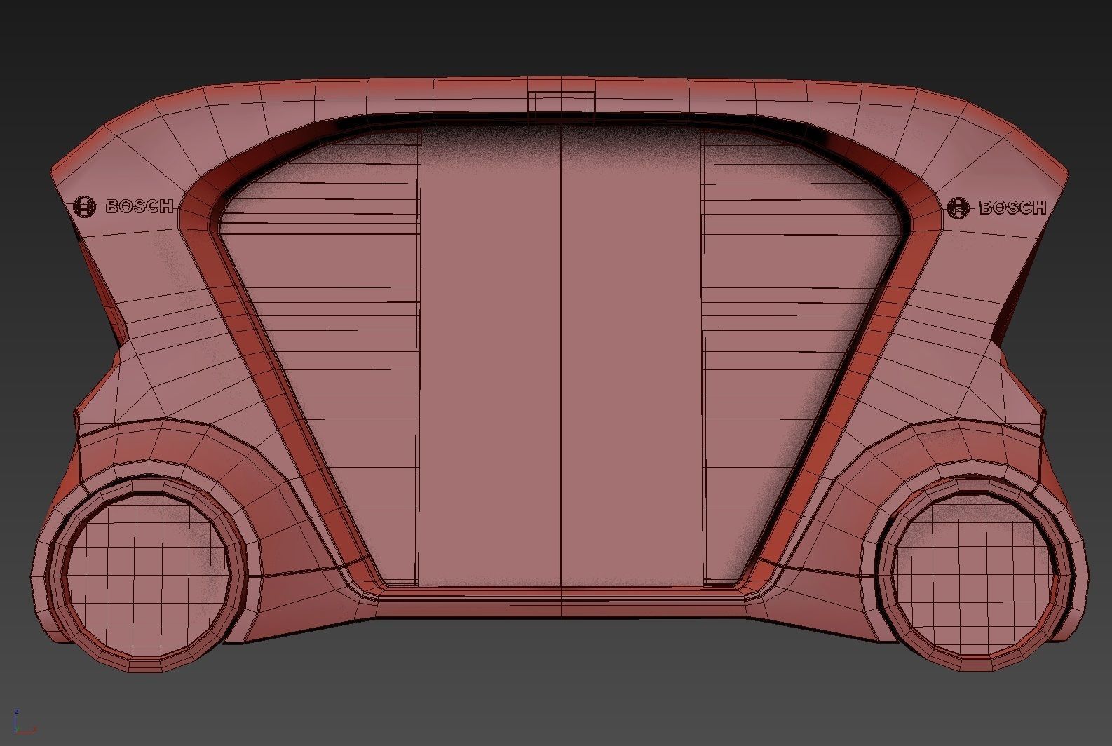 Electric Bosch IoT Shuttle with Interior 3D model_15