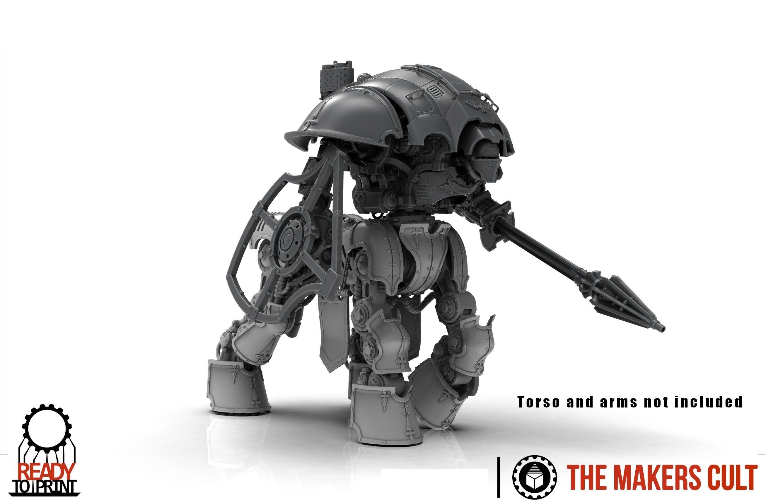 Centaur Knight Conversion Kit - Chassis only 3D print model_1