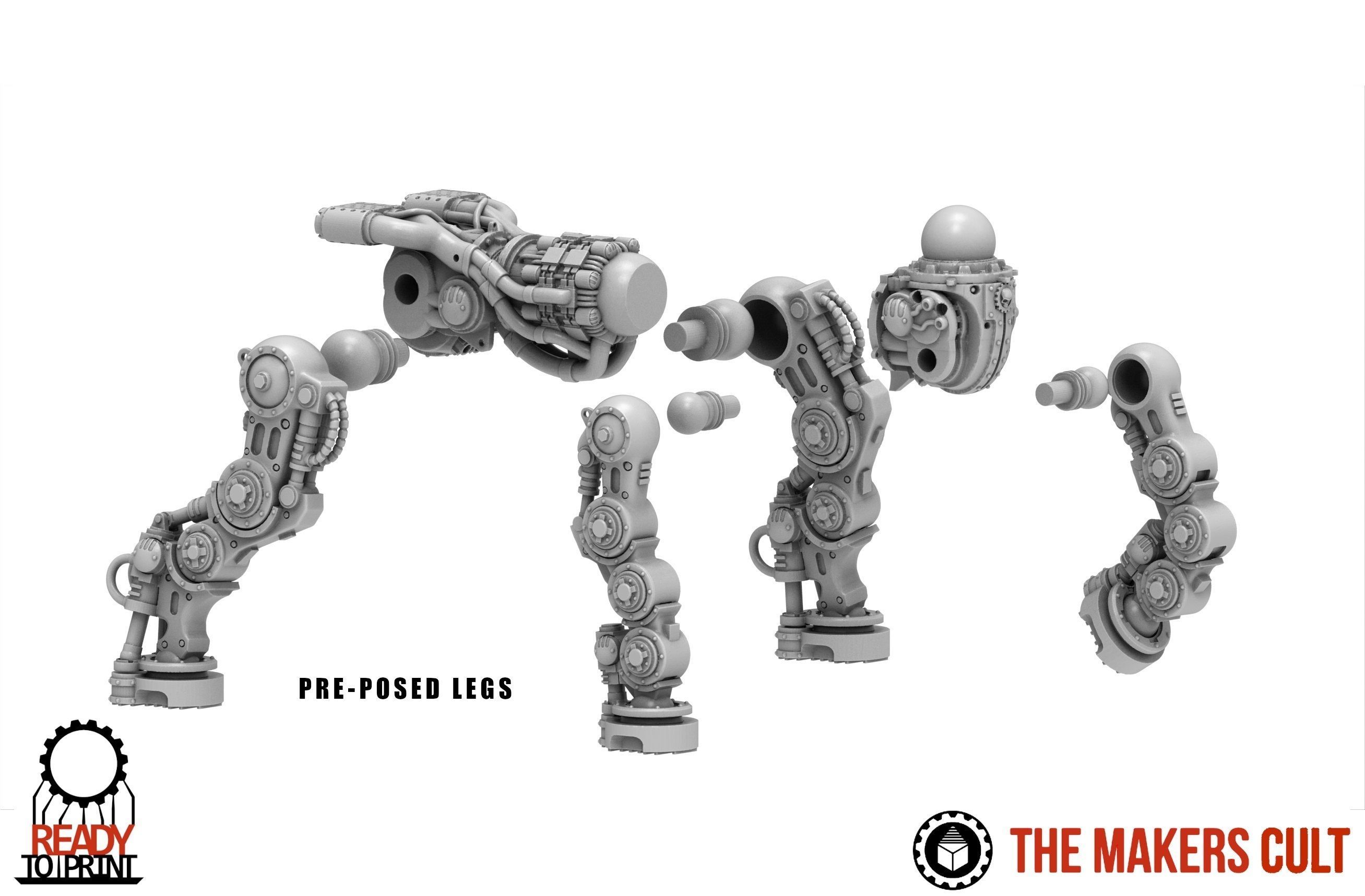 Centaur Knight Conversion Kit - Chassis only 3D print model_4