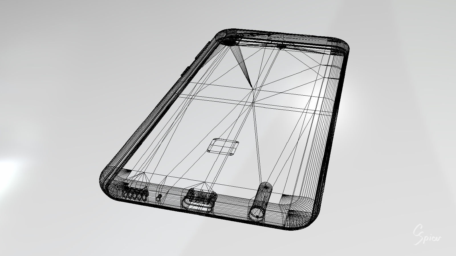 Samsung Galaxy A10e Model SM-A102U Smartphone 3D model_50