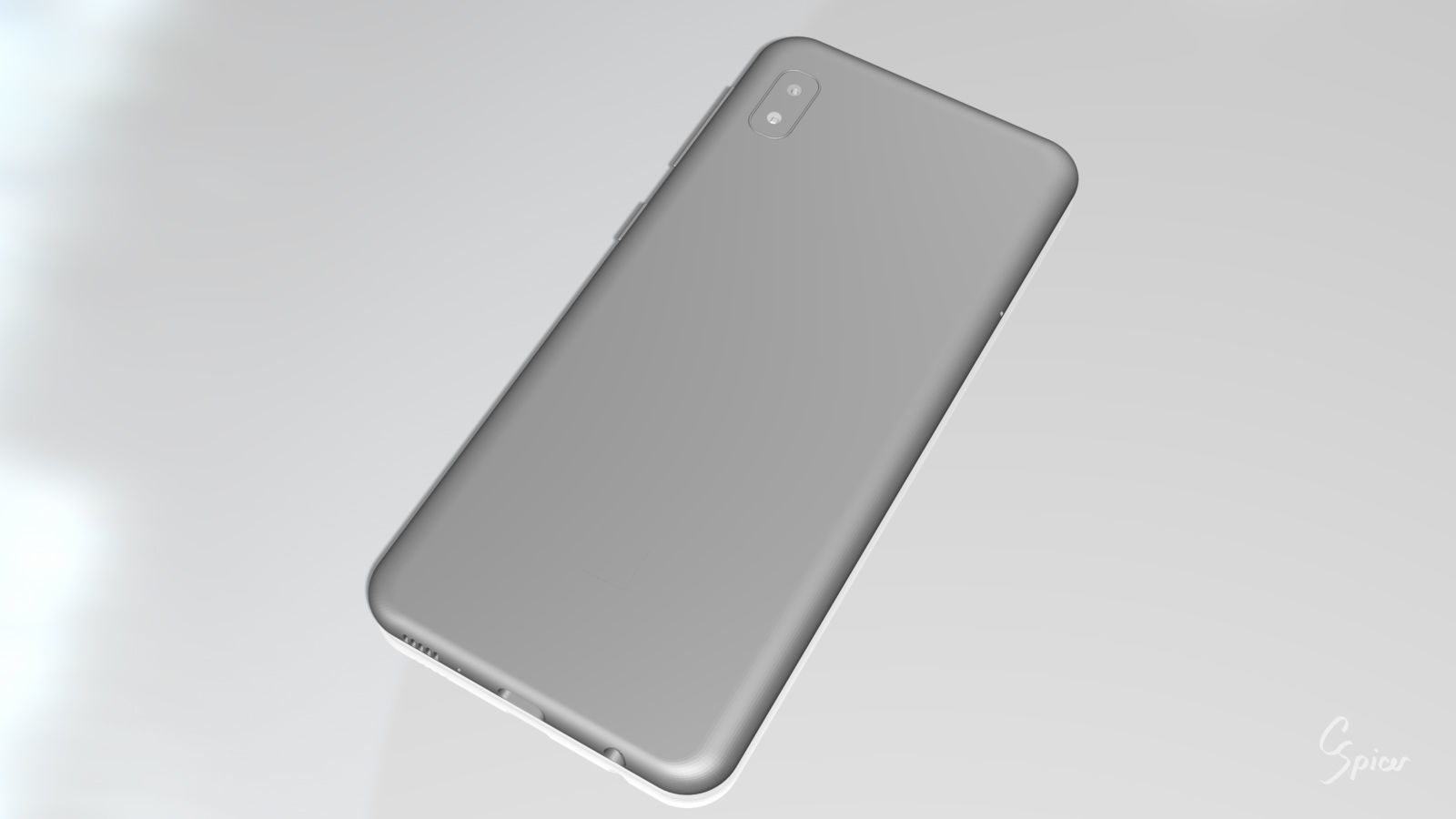 Samsung Galaxy A10e Model SM-A102U Smartphone 3D model_25