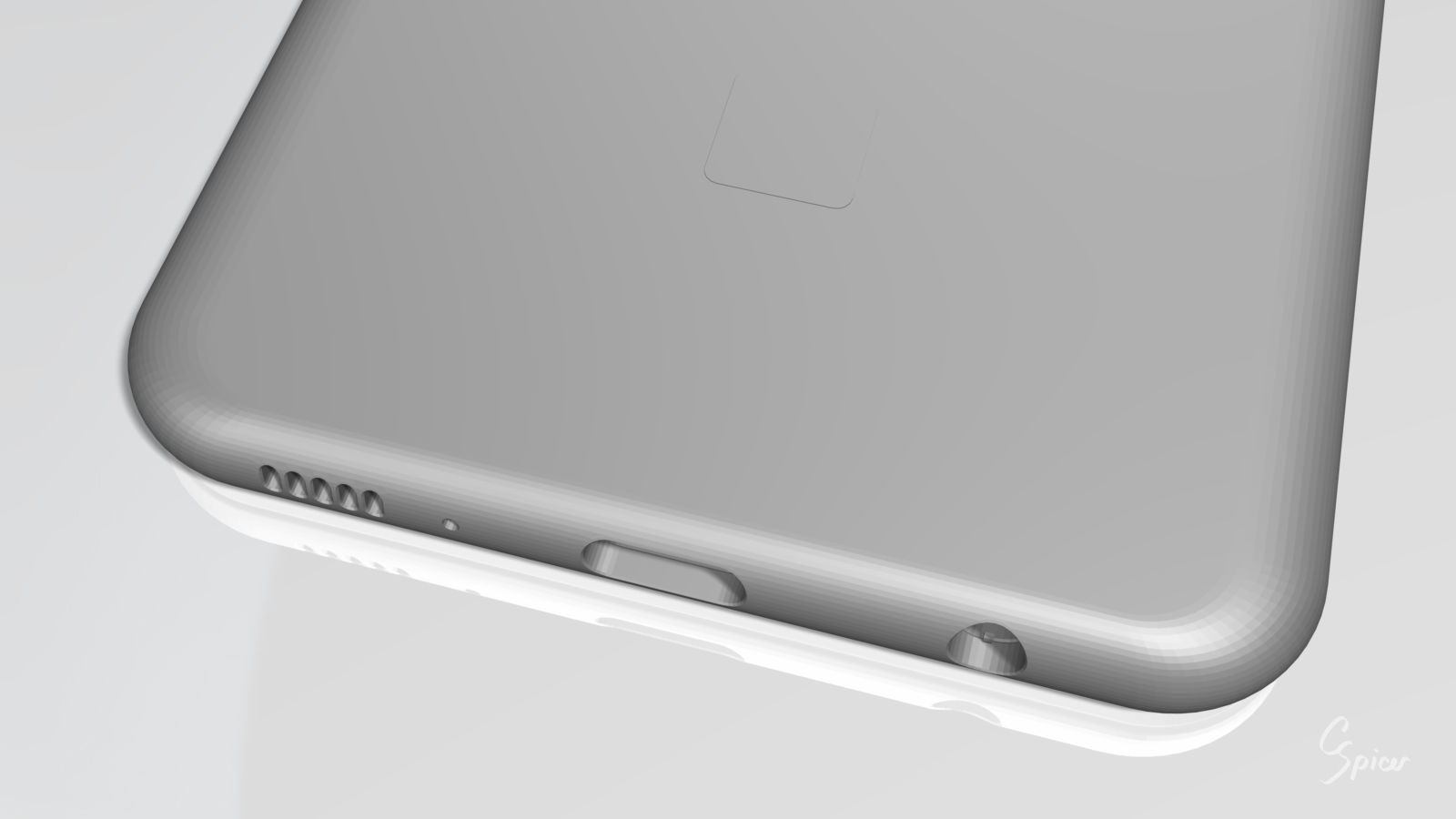 Samsung Galaxy A10e Model SM-A102U Smartphone 3D model_36