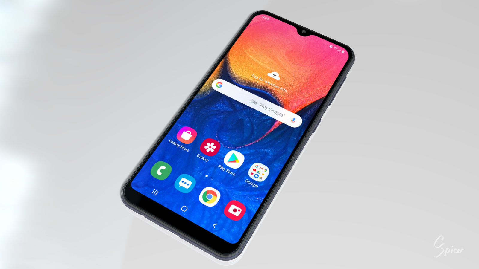 Samsung Galaxy A10e Model SM-A102U Smartphone 3D model_2