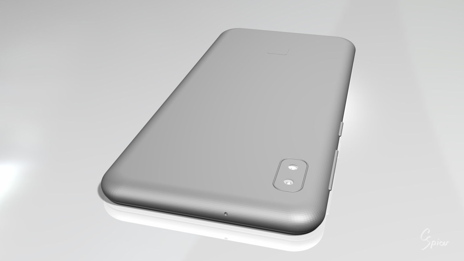 Samsung Galaxy A10e Model SM-A102U Smartphone 3D model_29