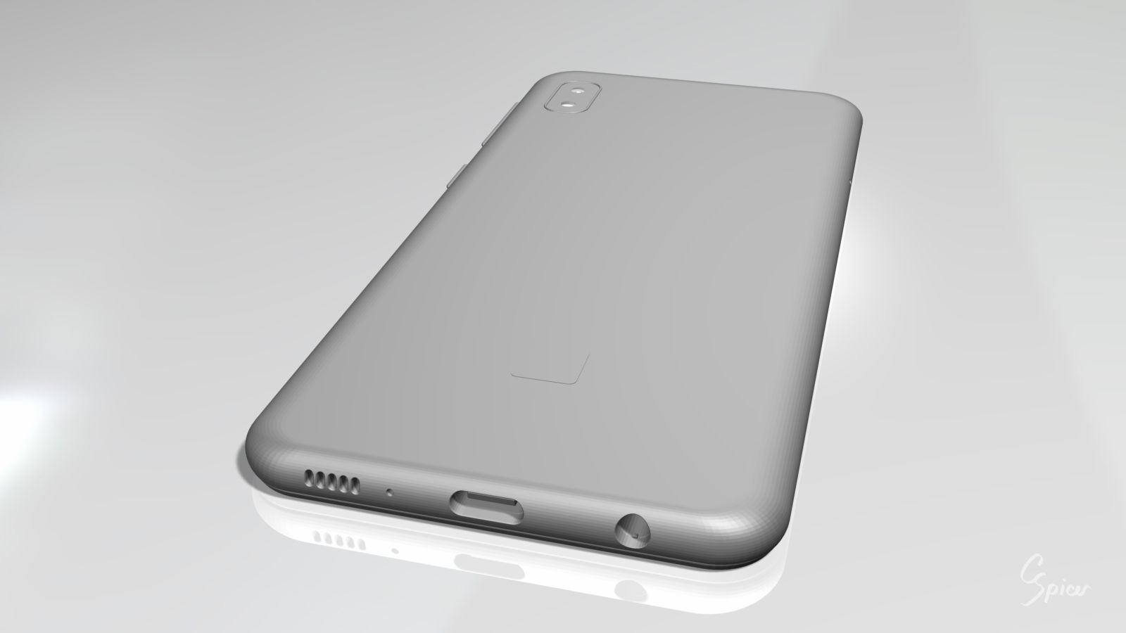 Samsung Galaxy A10e Model SM-A102U Smartphone 3D model_28