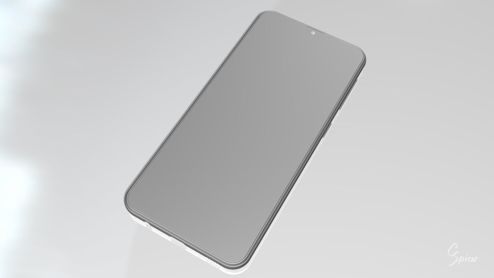 Samsung Galaxy A10e Model SM-A102U Smartphone 3D model_24