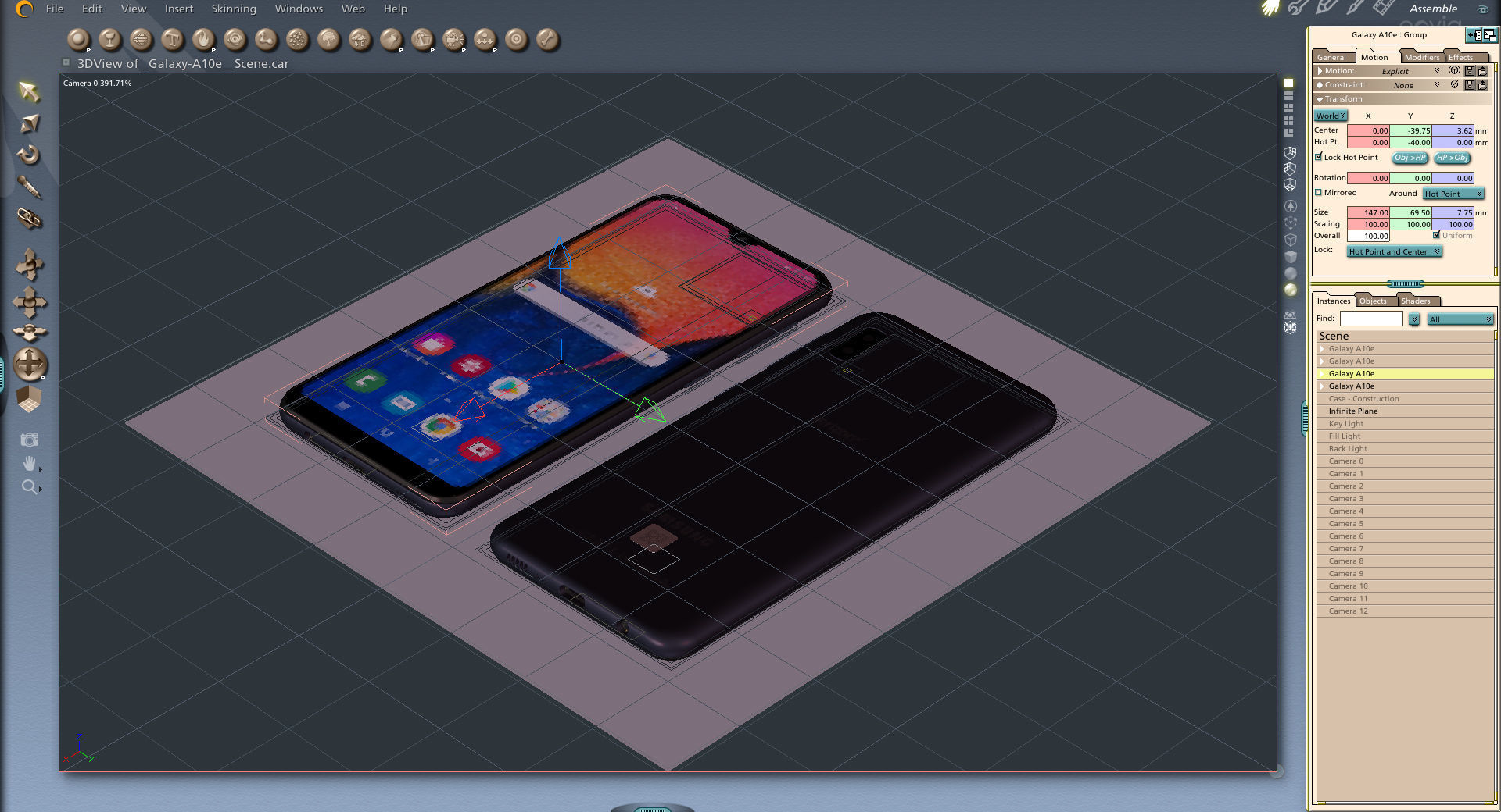 Samsung Galaxy A10e Model SM-A102U Smartphone 3D model_72