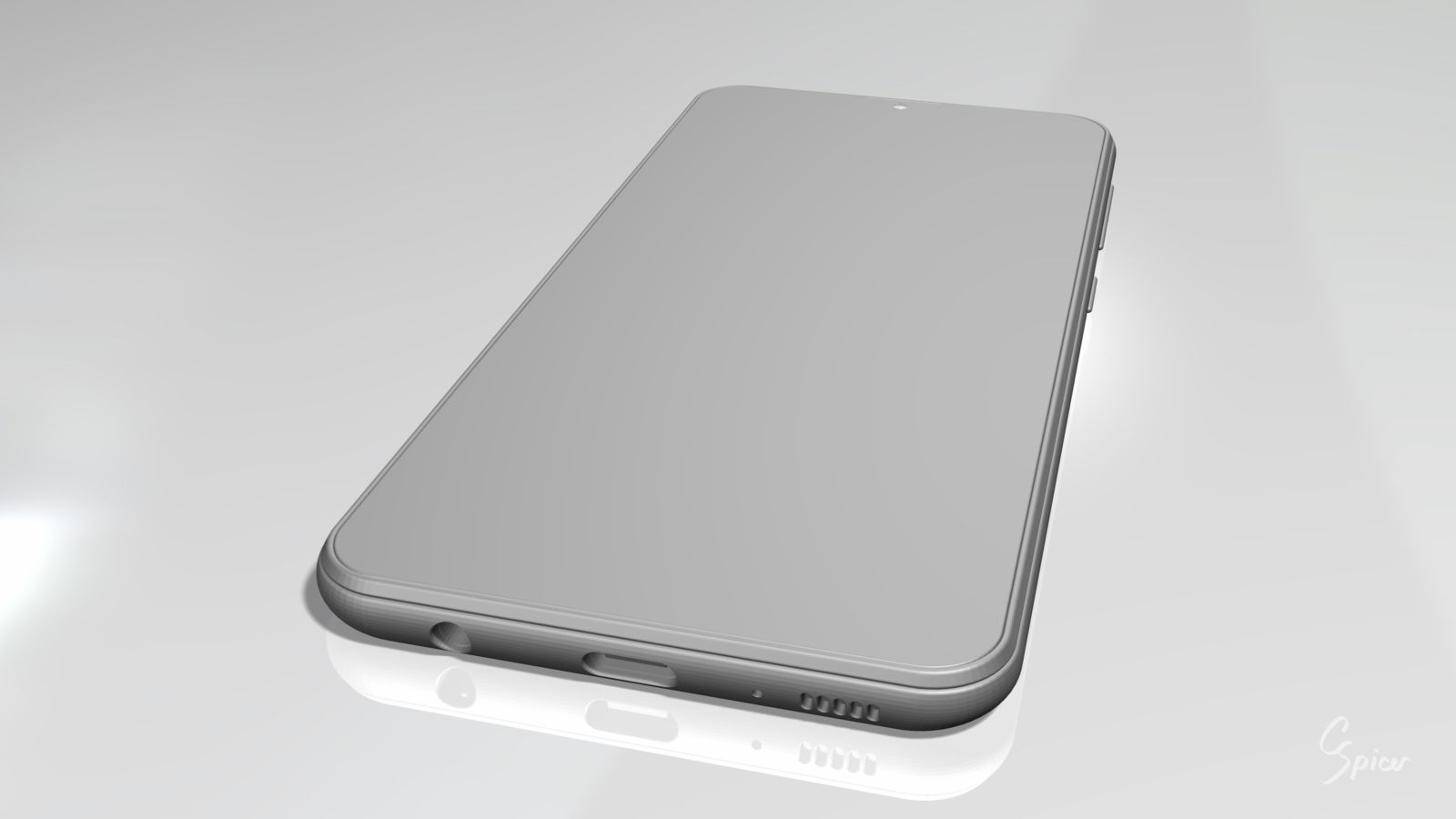 Samsung Galaxy A10e Model SM-A102U Smartphone 3D model_26