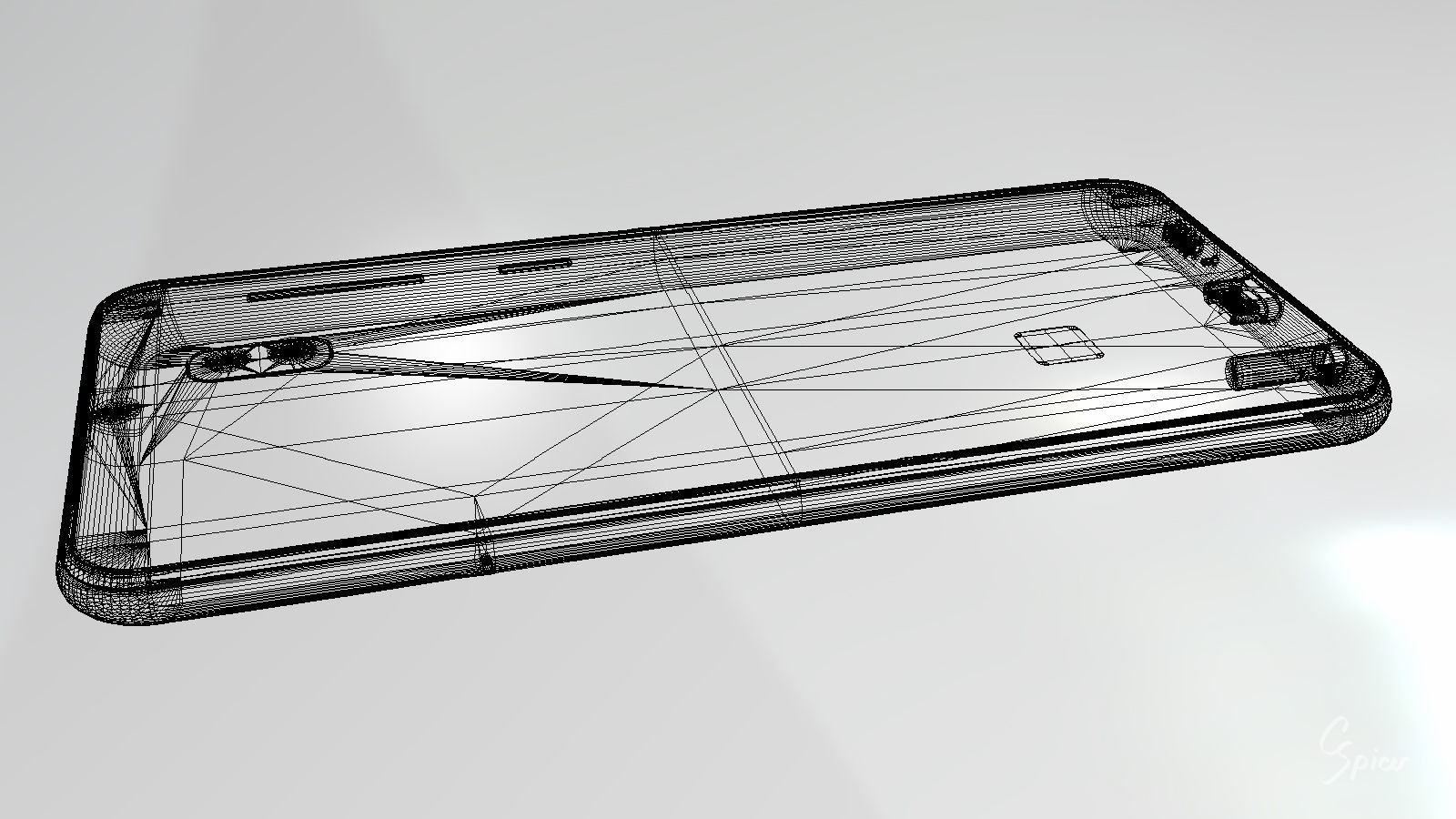Samsung Galaxy A10e Model SM-A102U Smartphone 3D model_53