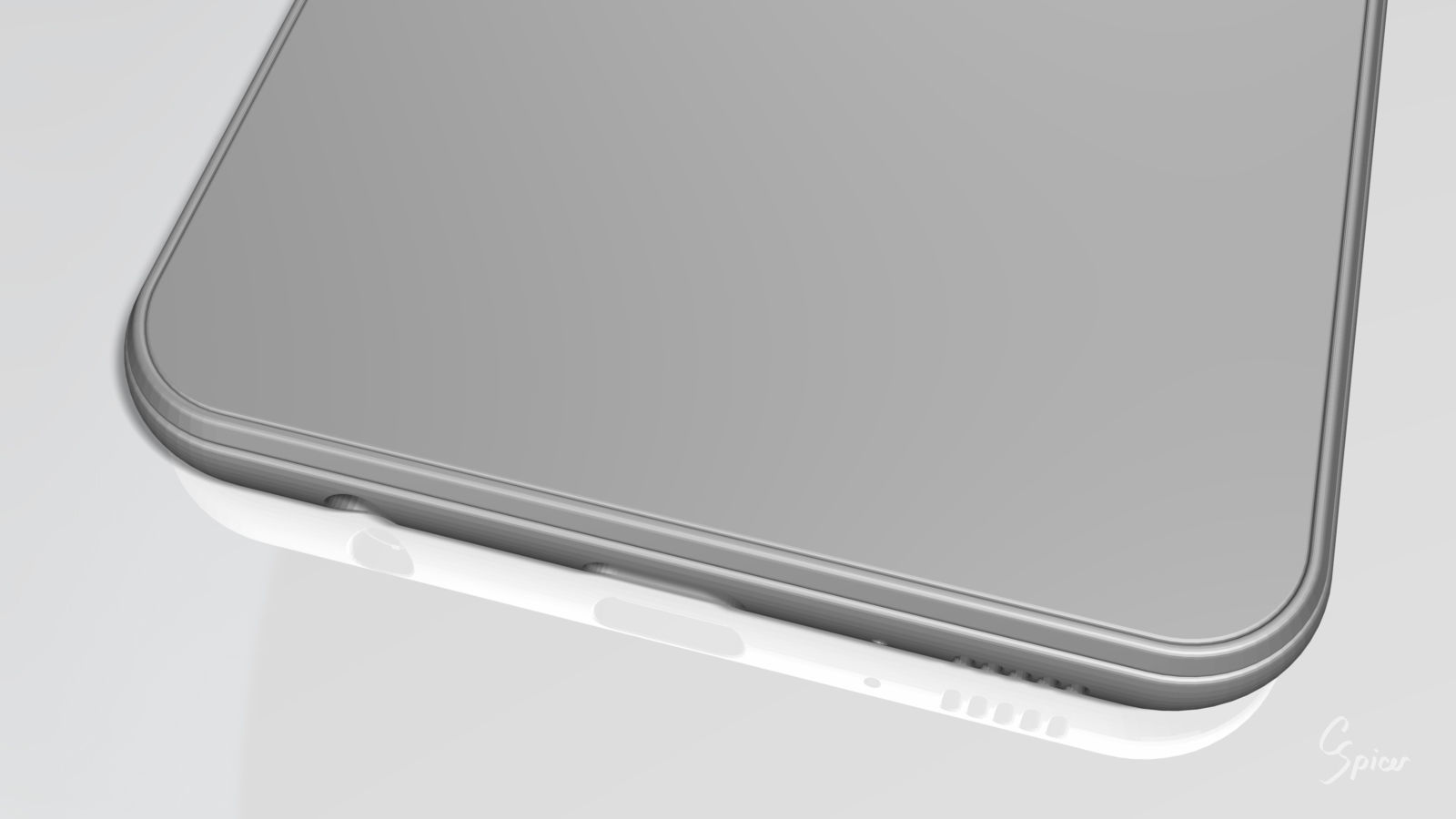 Samsung Galaxy A10e Model SM-A102U Smartphone 3D model_34