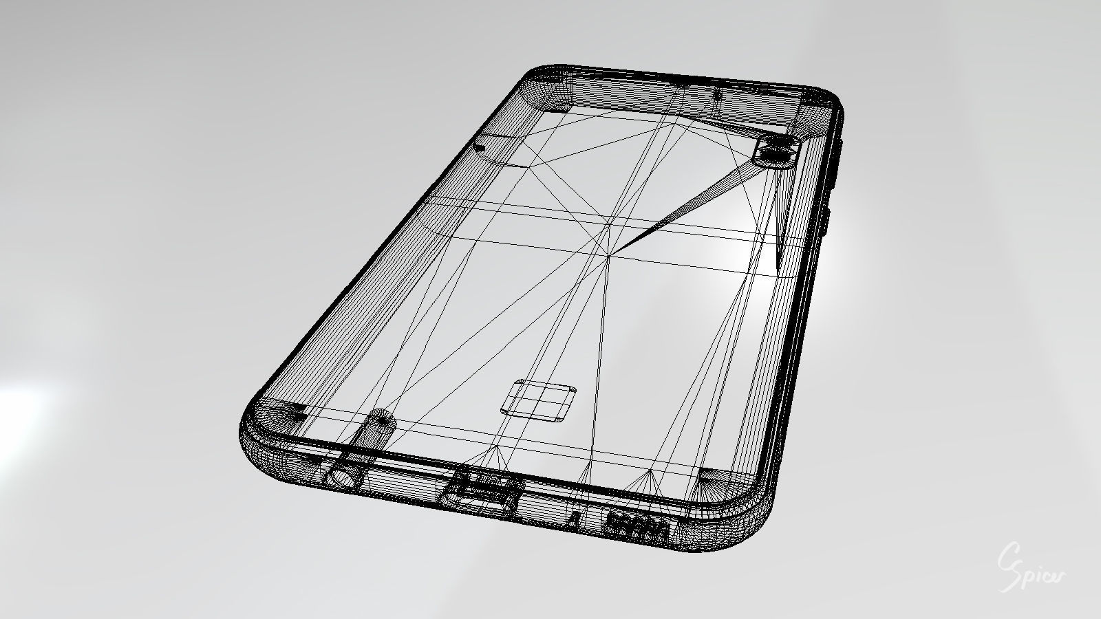 Samsung Galaxy A10e Model SM-A102U Smartphone 3D model_48