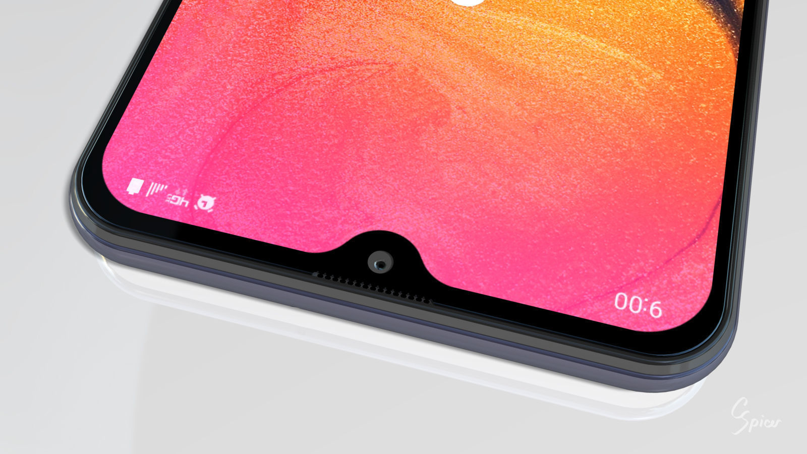 Samsung Galaxy A10e Model SM-A102U Smartphone 3D model_13