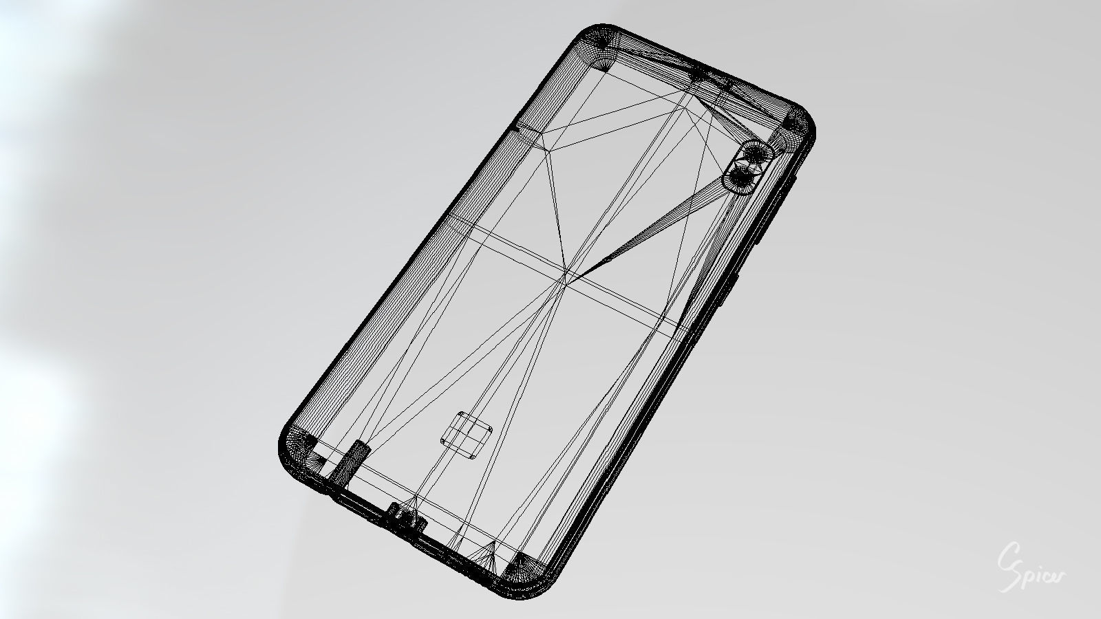 Samsung Galaxy A10e Model SM-A102U Smartphone 3D model_46