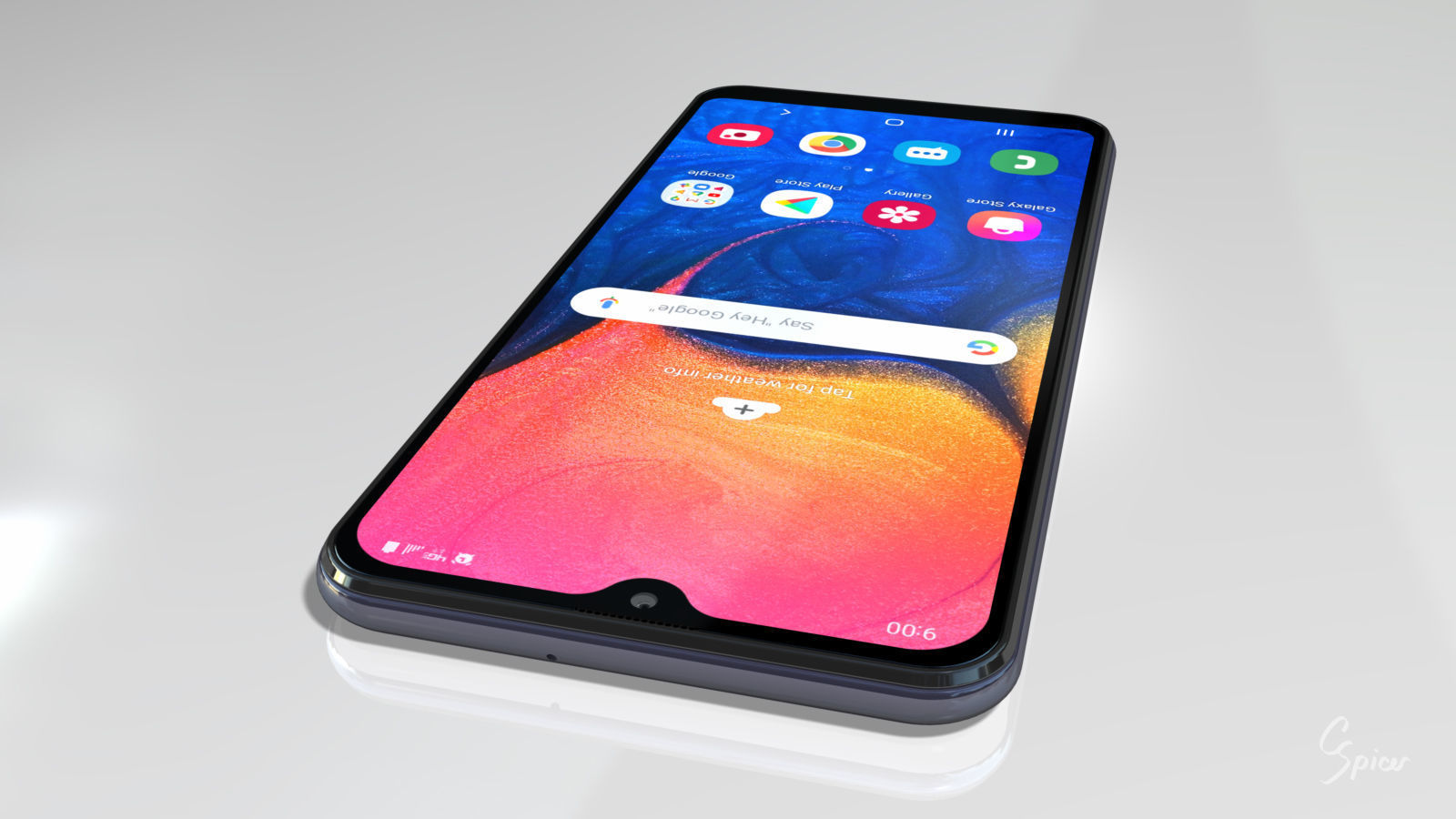 Samsung Galaxy A10e Model SM-A102U Smartphone 3D model_5