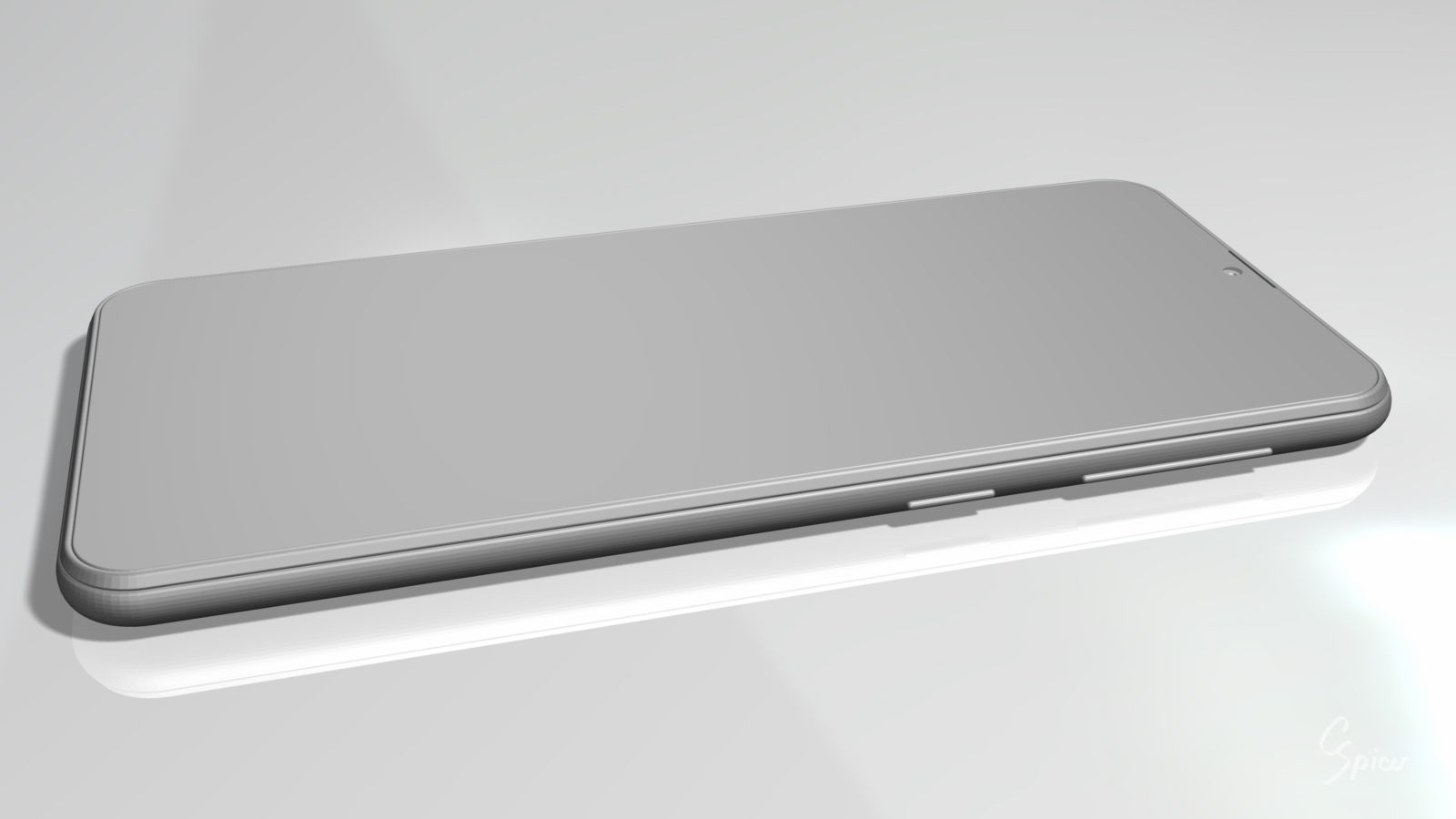 Samsung Galaxy A10e Model SM-A102U Smartphone 3D model_30