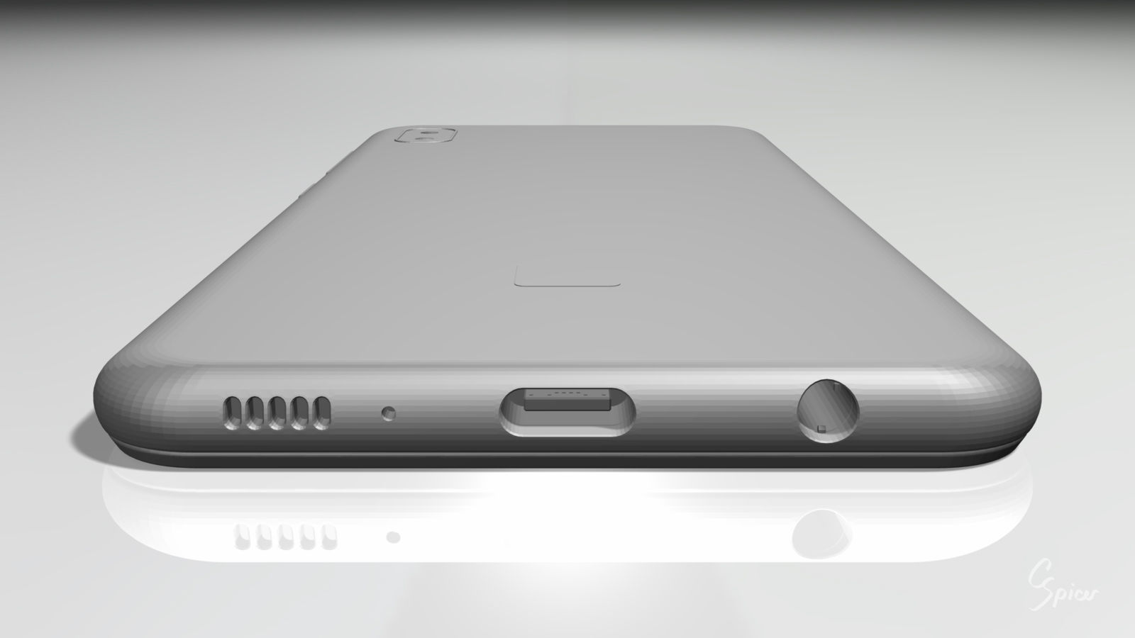 Samsung Galaxy A10e Model SM-A102U Smartphone 3D model_42