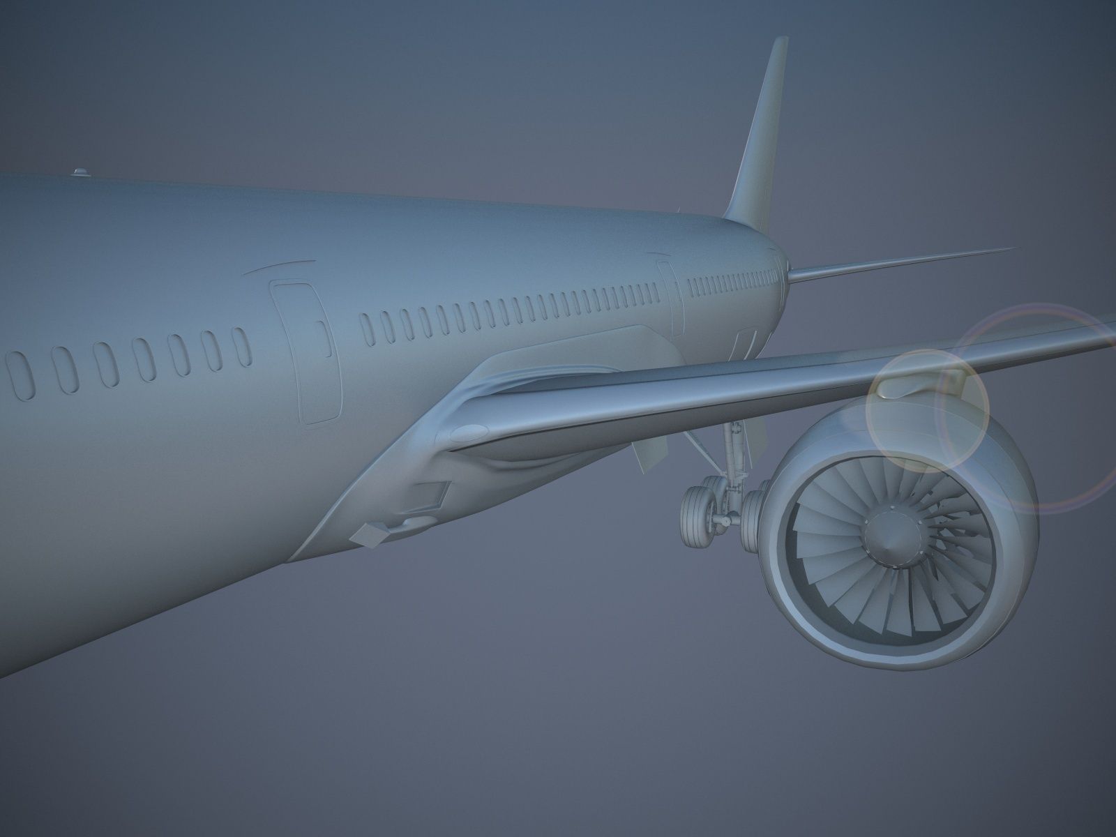Boeing 787 Dreamliner Star Wars 3D model_19