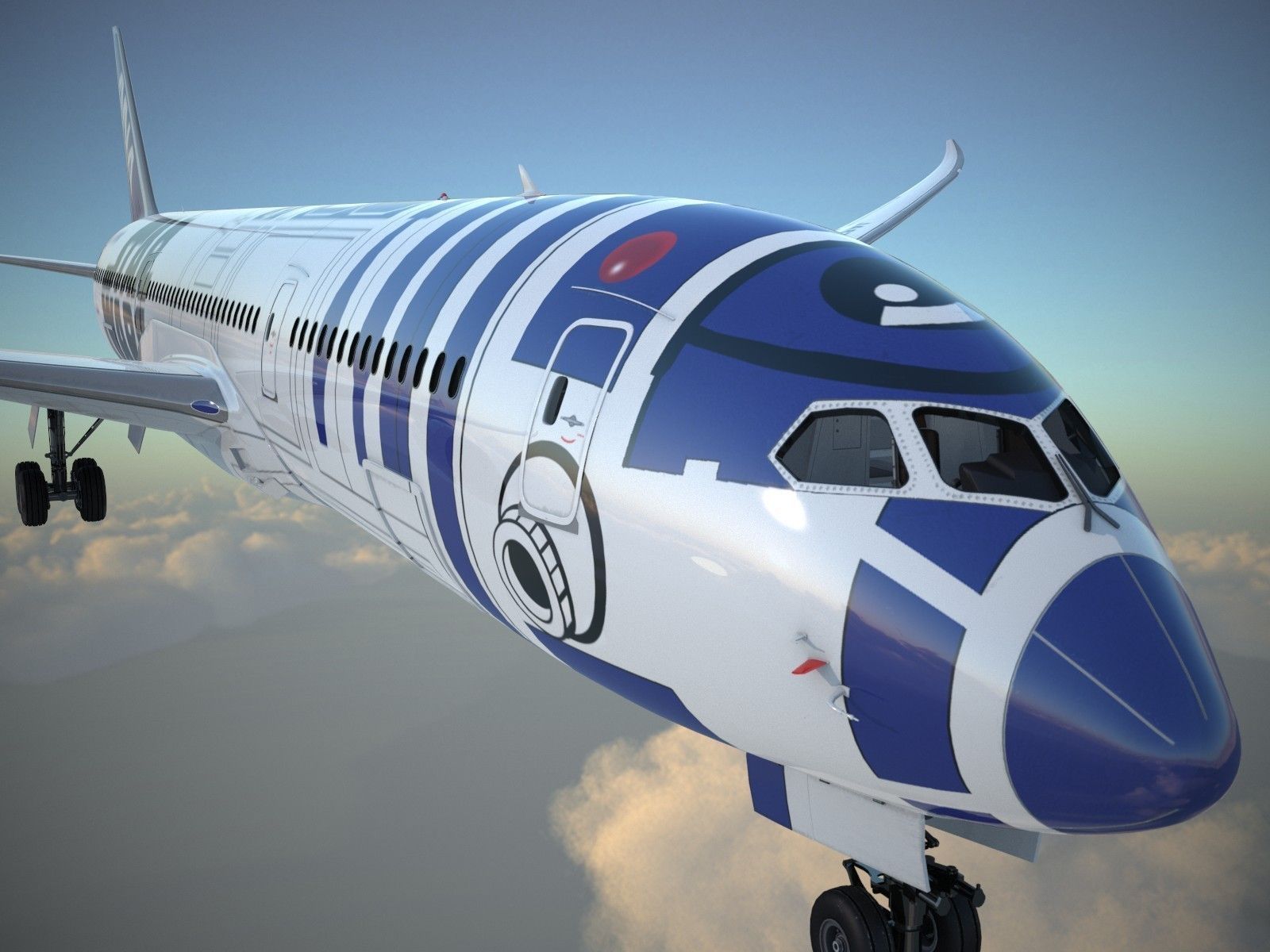 Boeing 787 Dreamliner Star Wars 3D model_1