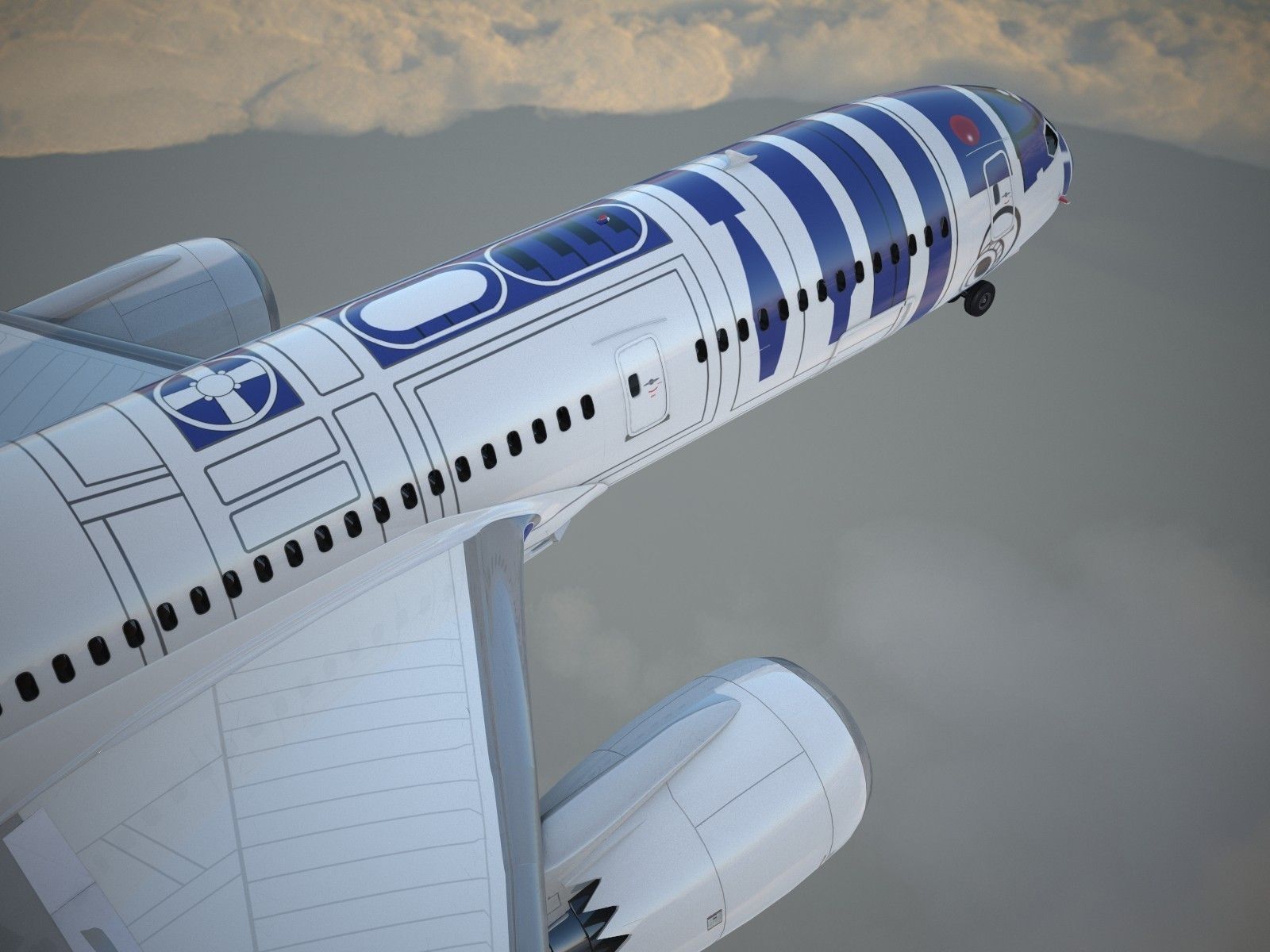 Boeing 787 Dreamliner Star Wars 3D model_11
